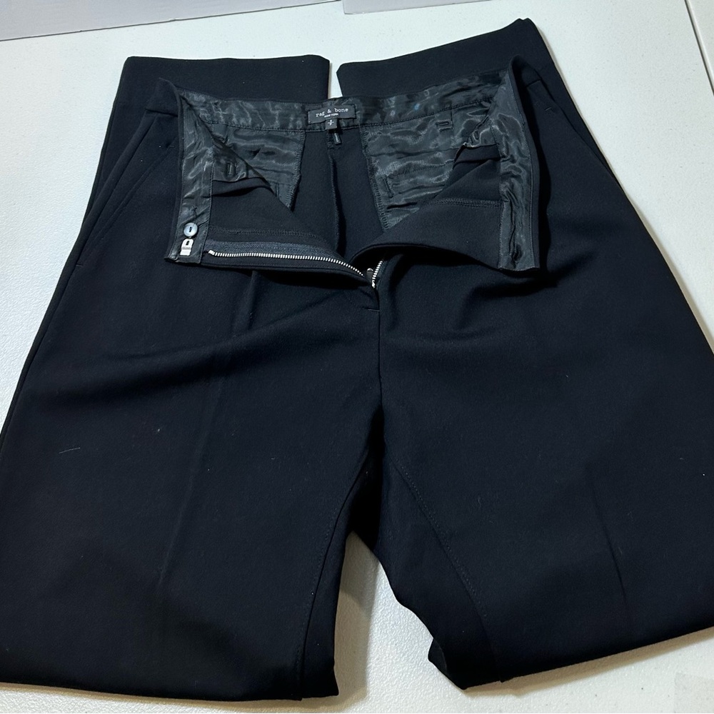 Rag & Bone NWOT Women's Irina Ponte High Rise Front Pleats Trousers Size… - Picture 9 of 10